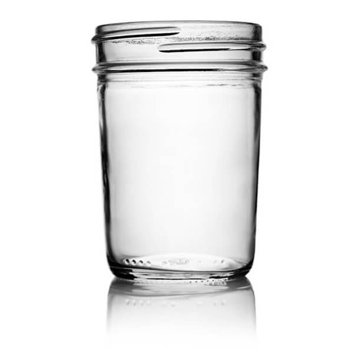 8 oz Jelly Jar with Gold Canning Lid
