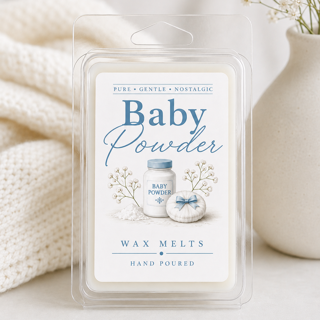baby powder wax melt