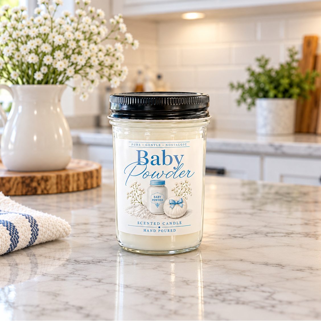 Baby Powder Candle