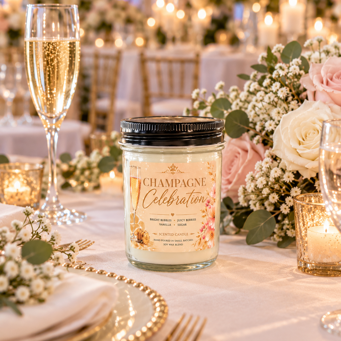 Champagne Celebration Candle