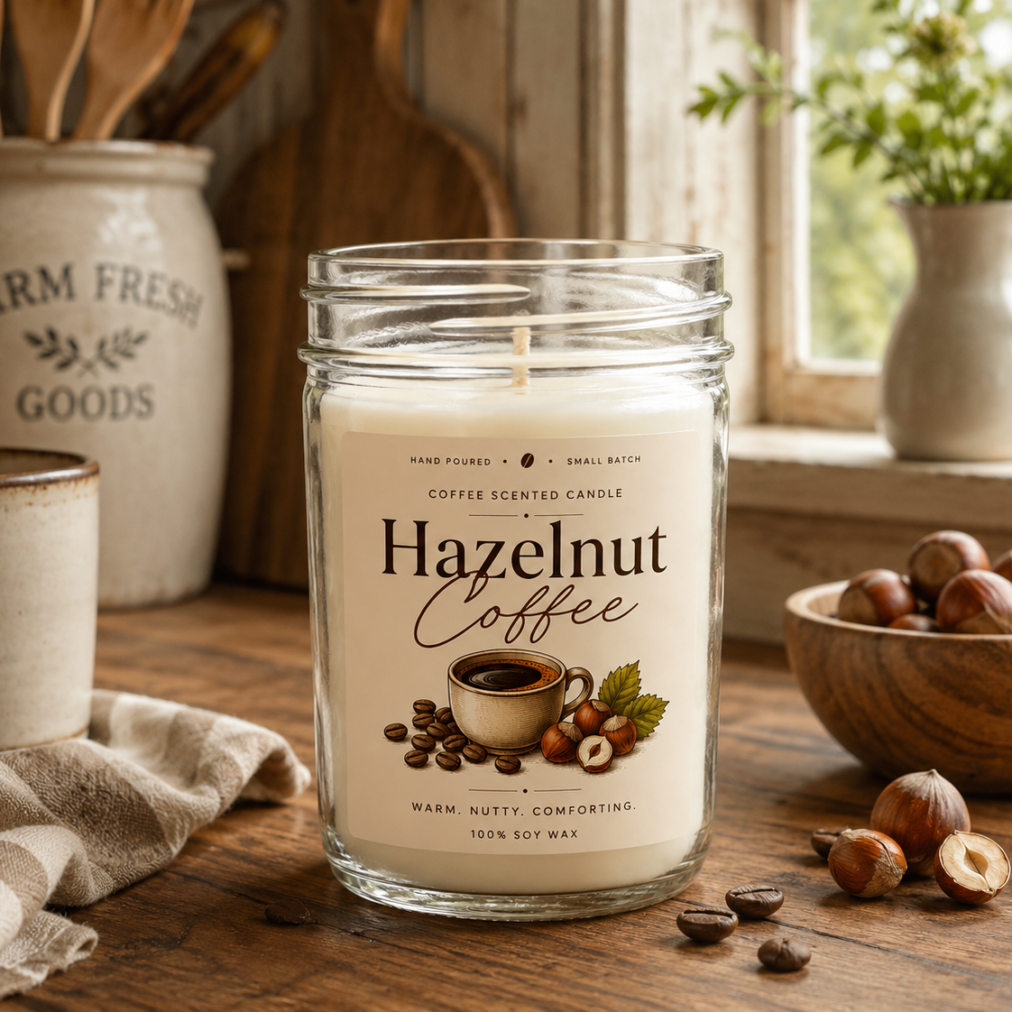 Hazelnut Coffee Candle