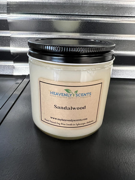 16 oz Salsa Jar Soy Candle - Choose Your Fragrance