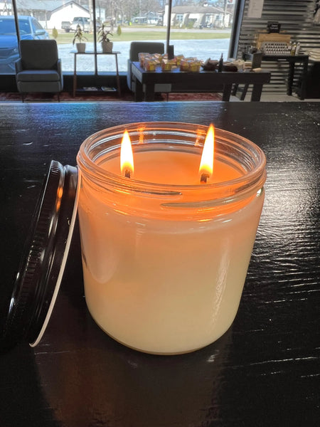 16 oz Salsa Jar Soy Candle - Choose Your Fragrance