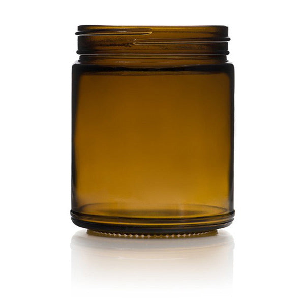 9 oz Amber Jar with Canning Lid