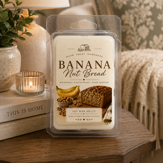 banana nut bread wax melt