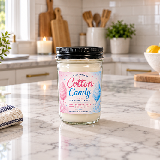 Cotton Candy Candle