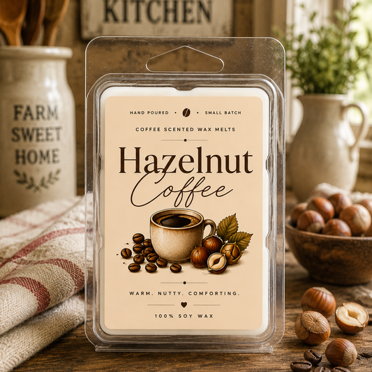 hazelnut coffee wax melt
