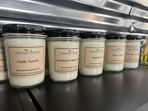 8 oz Jelly Jar Soy Candle - Choose Your Fragrance