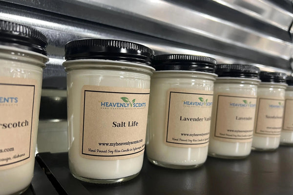 8 oz Jelly Jar Soy Candle - Choose Your Fragrance
