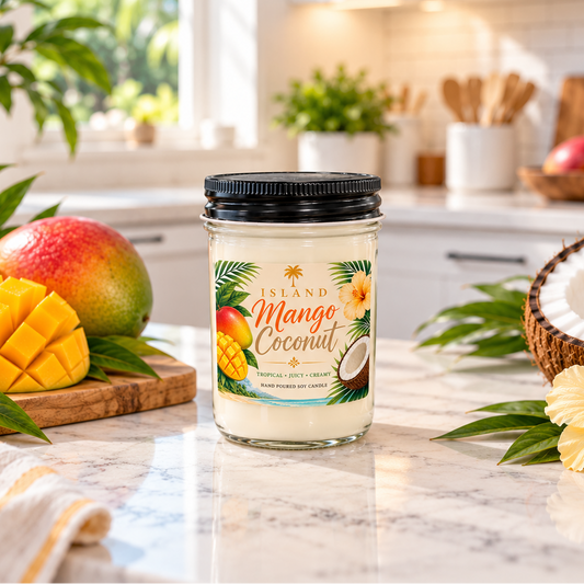 Island Mango Coconut Candle