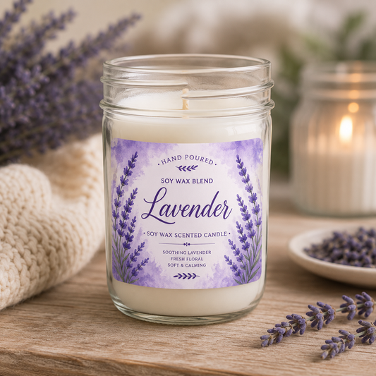 Lavender Candle