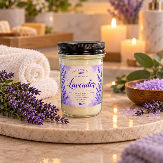 Lavender Candle