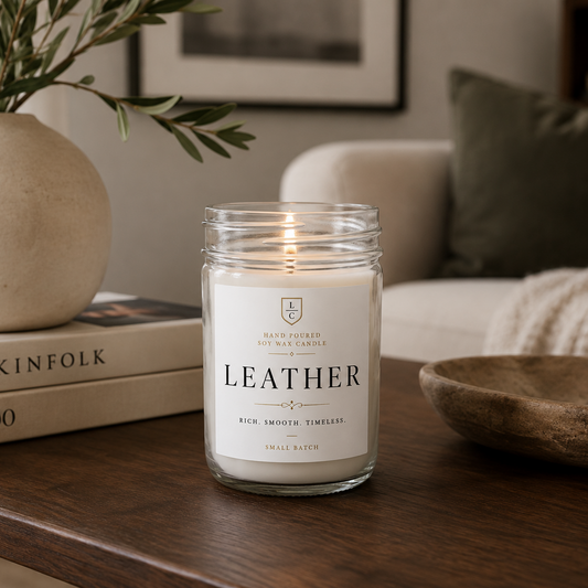 leather candle