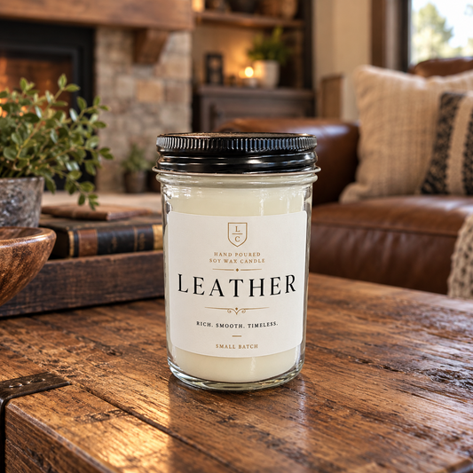 Leather Candle