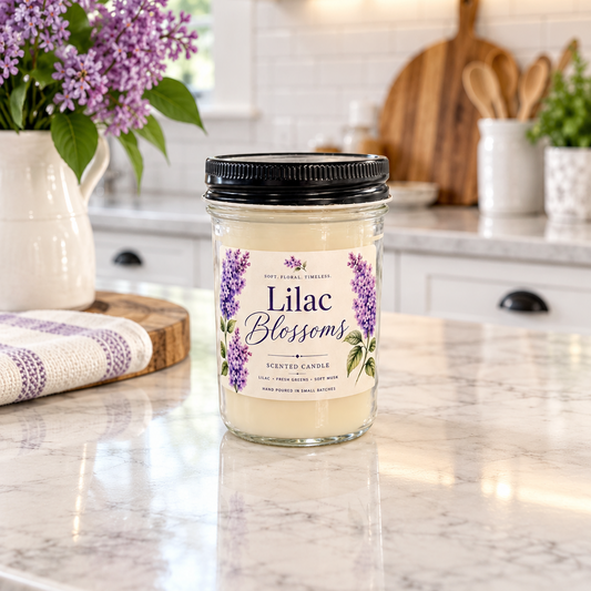 Lilac Blossoms Candle