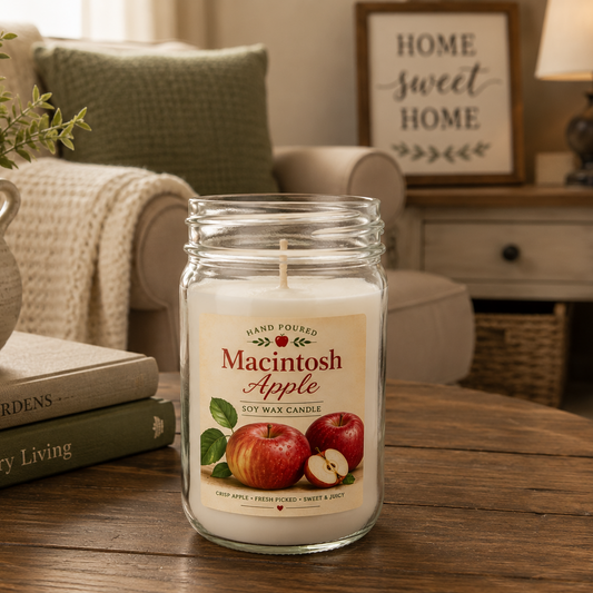 Macintosh Apple Candle