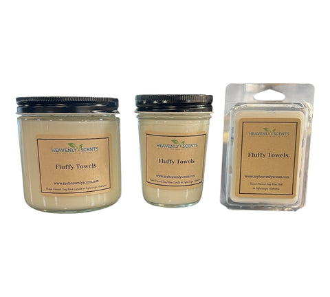 Fluffy Towels Soy Candle and Wax Melt