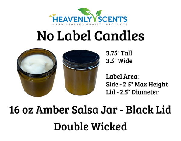 No Label Wholesale Bulk Container Soy Wax Candles