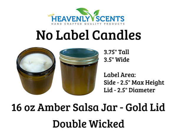 No Label Wholesale Bulk Container Soy Wax Candles