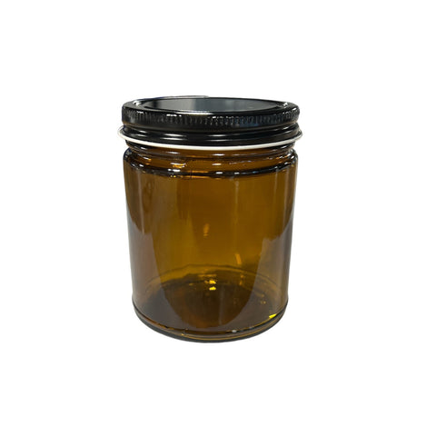 9 oz Amber Canning Jar with Lid Myheavenlyscents