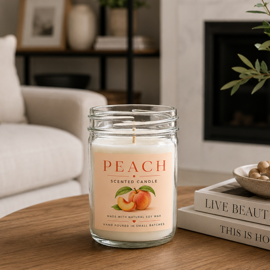 Peach Candle