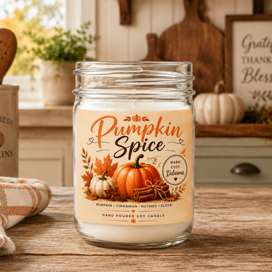 pumpkin spice candle
