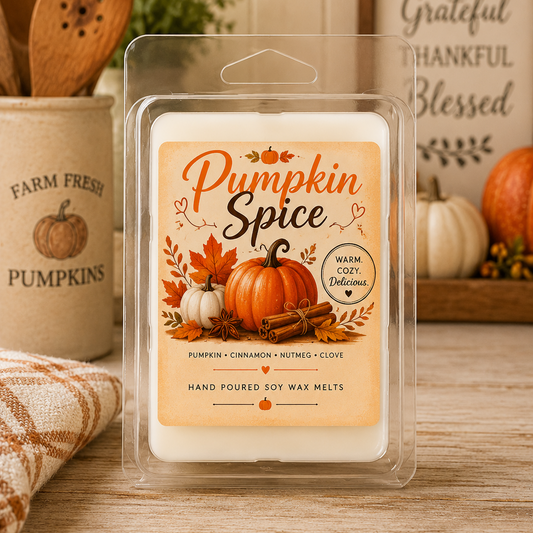 pumpkin spice wax melt