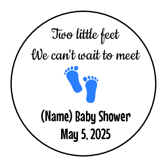 Baby Shower Favors Soy Wax Candles