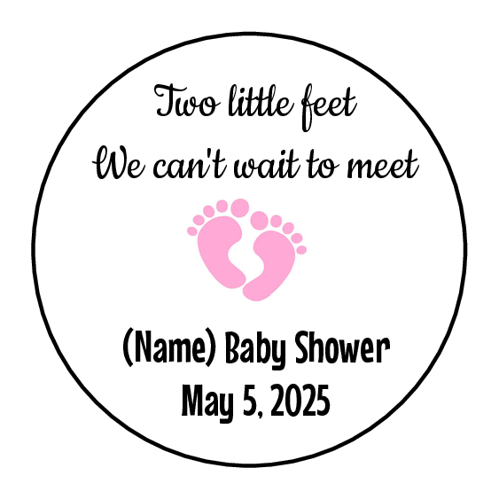Baby Shower Favors Soy Wax Candles