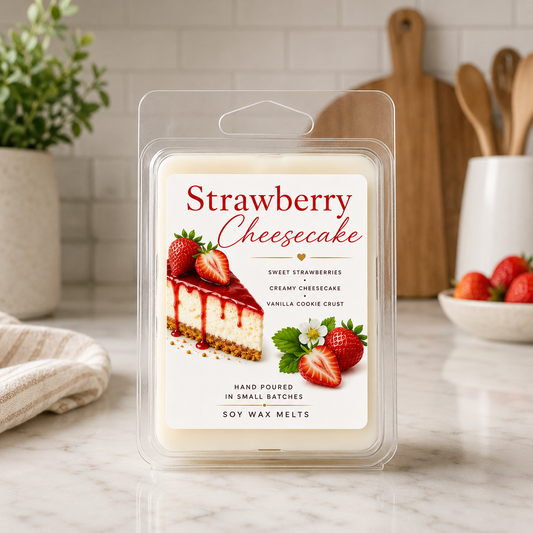 strawberry cheesecake wax melt