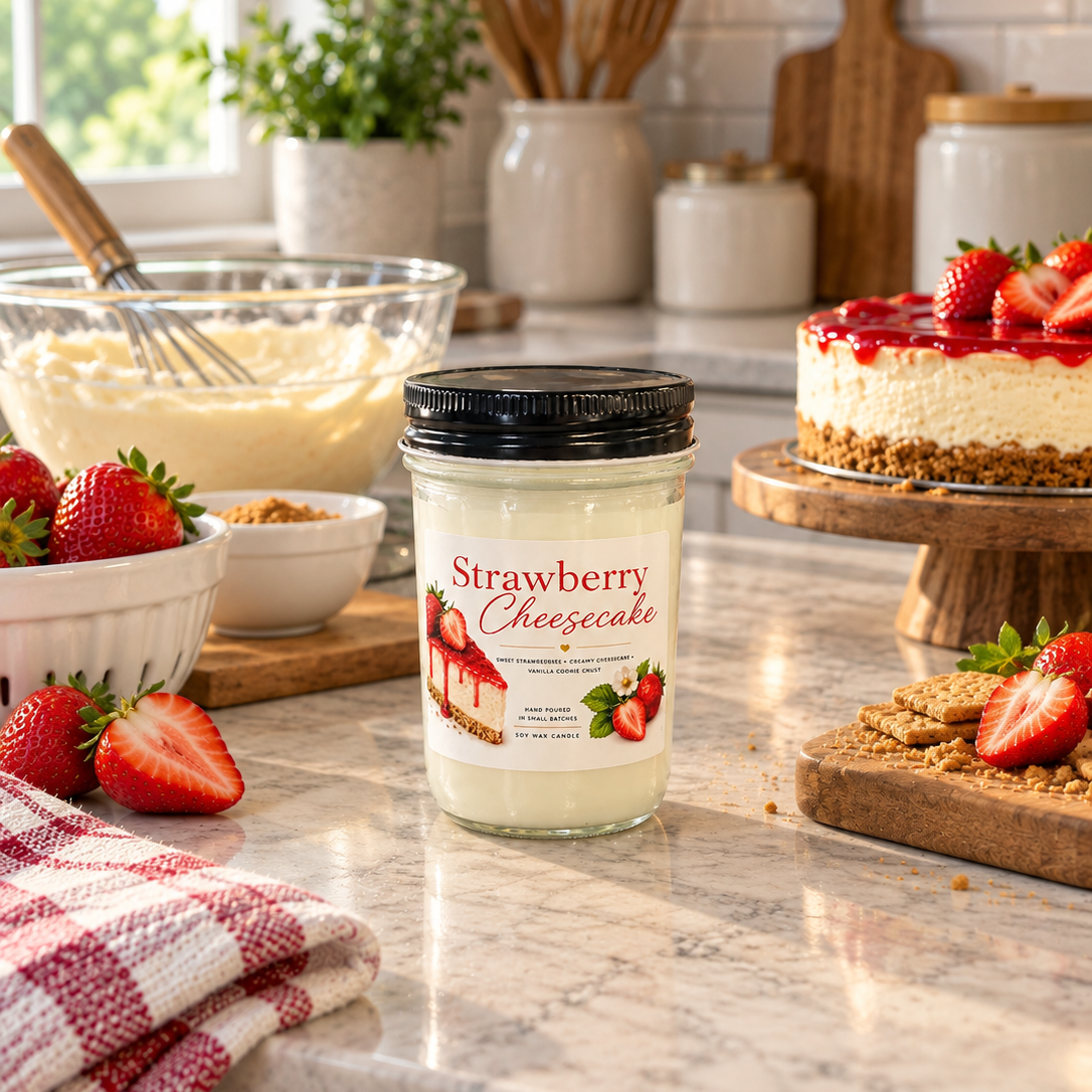 Strawberry Cheesecake Candle