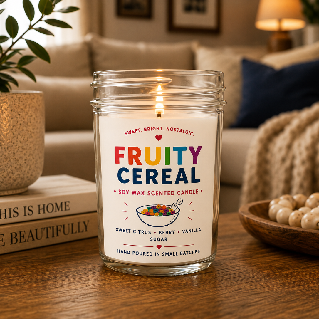 Fruity Cereal Type Candle
