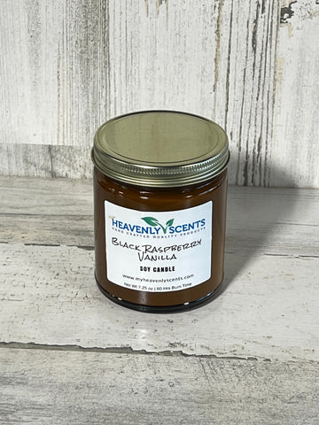 Black Raspberry Vanilla Soy Candle from Heavenly Scents