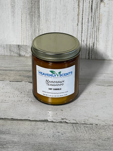 Mahogany Teakwood Soy Wax Candle from Heavenly Scents