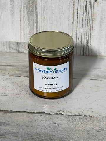 Patchouli Soy Wax Candle from Heavenly Scents