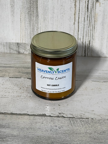 Cotton Candy Soy Wax Candle from Heavenly Scents