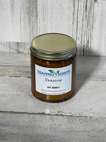 Paradise Soy Wax Candle from Heavenly Scents