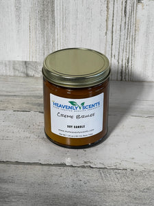 Creme Brulee Soy Wax Candle from Heavenly Scents