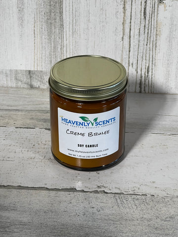 Creme Brulee Soy Wax Candle from Heavenly Scents
